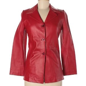 100% Genuine  Lambskin Leather 3/4 Length Coat